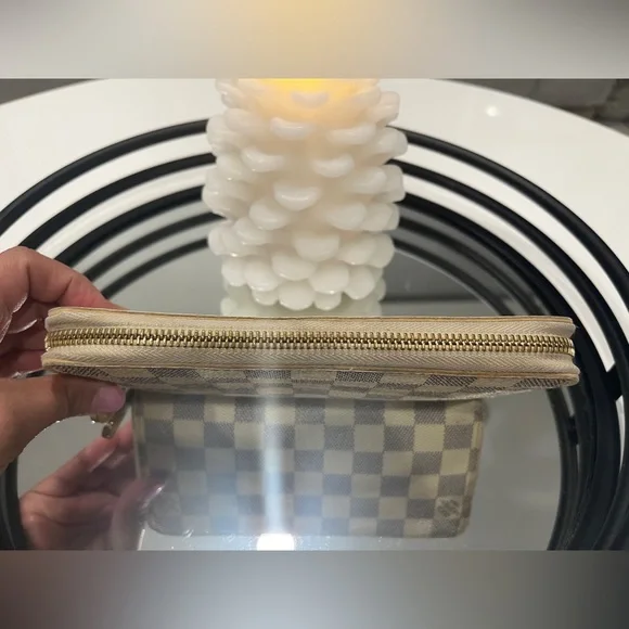 Louis Vuitton Damier Azur Zippy Zip Around Long Wallet purse - Picture 12 of 13